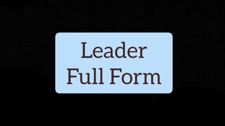Leader Full Form