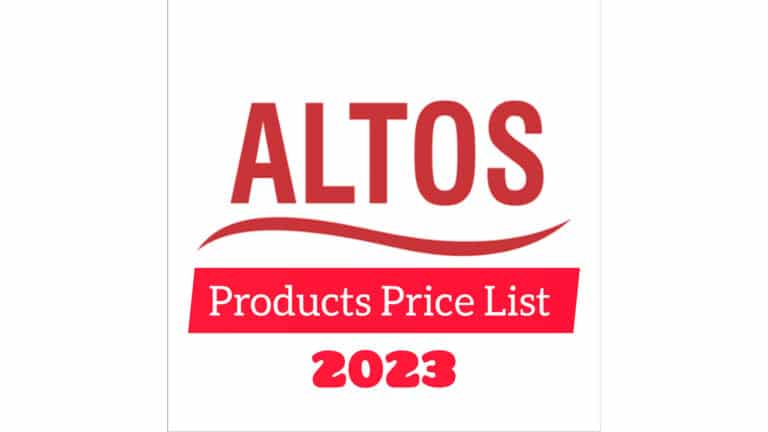 Altos Products Price List